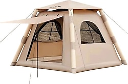 Realx 220x220x190 cm Tenteli 6 Kişilik Şişme Çadır