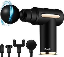 Realx Mini Siyah Tabanca Masaj Aleti