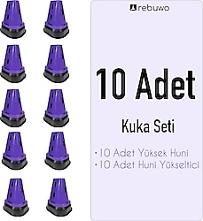 Rebuwo 10 Adet Modüler Kuka Seti
