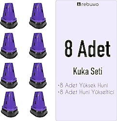 Rebuwo 8 Adet Modüler Kuka Seti