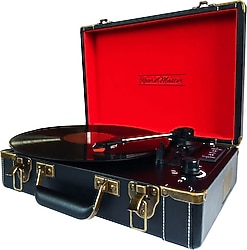 Record Master T317UB Siyah Çantalı Retro Pikap