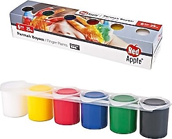 Red Apple 25 ml 6'lı Parmak Boya Seti