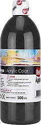 Red Apple Siyah Akrilik Boya 500 ml