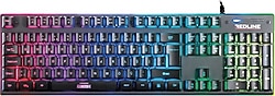 Redline RGK-676 RGB Membrane Switch Kablolu Oyuncu Klavyesi
