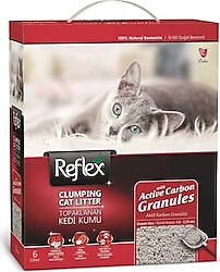 Reflex Aktif Karbon Granüllü 6 lt Topaklanan Kedi Kumu