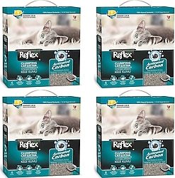 Reflex Aktif Karbonlu 6 lt 4'lü Topaklanan Kedi Kumu