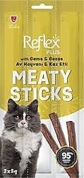 Reflex Meaty Sticks Av Hayvanlı ve Kaz Etli 3x5 gr Kedi Ödül Çubuğu
