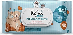Reflex Care Alaçatı Ice Kokulu Evcil Hayvanlar için Temizleme Mendili 50'li