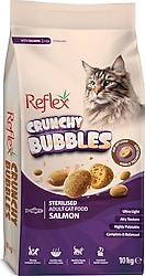 Reflex Crunchy Bubbles Somonlu 10 kg Kısırlaştırılmış Yetişkin Kedi Maması