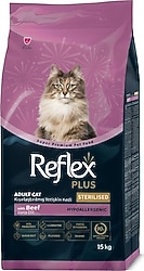 Reflex Plus Biftekli 15 kg Kısırlaştırılmış Yetişkin Kedi Maması
