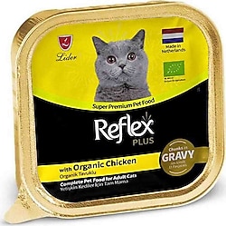 Reflex Plus Gravy Organik Tavuklu 85 gr Yetişkin Konserve Kedi Maması