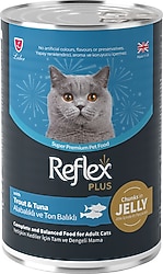 Reflex Plus Jelly Alabalıklı ve Ton Balıklı 400 gr Yetişkin Konserve Kedi Maması