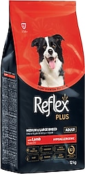 Reflex Plus Kuzu Etli 12 kg Orta Ve Büyük Irk Yetişkin Köpek Maması