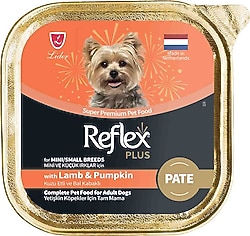 Reflex Plus Pate Kuzu Etli ve Balkabaklı 85 gr Küçük Irk Yetişkin Konserve Köpek Maması