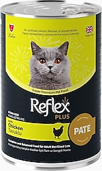 Reflex Plus Pate Tavuklu 395 gr Kısırlaştırılmış Yetişkin Konserve Kedi Maması