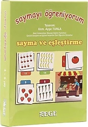 Rege Saymayı Öğreniyorum Sayma ve Eşleştirme Kartları