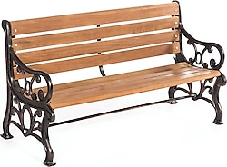 ReHome Parko Döküm Ayaklı Bahçe Bankı