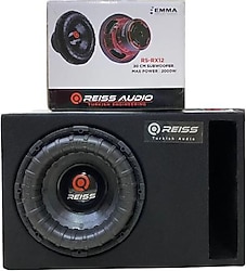 Reiss Audio RS-RX12 2000 W 30 cm Kabinli Subwoofer Oto Hoparlör