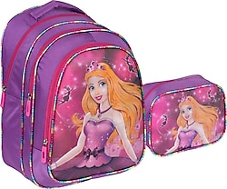 Relaxion 1311-2 Barbie Desenli Beslenme + İlkokul Sırt Çantası