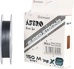 Remixon Astro 8X 150 m 0.13 mm 8.2 kg Grey İp Misina