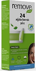 Remove İnatçı ve Sık Tüyler 24'lü Yüz Ağda Bandı