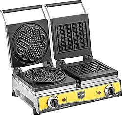 Remta W21 Çiftli Kare+Çiçek Elektrikli Waffle Makinesi