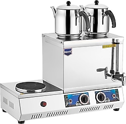 Remta K34 40 Model Çift Demlikli Elektrikli 29 lt Çay Kazanı