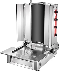 Remta MA05 4 Radyanlı Alttan Motorlu Oval Camlı Elektrikli Döner Ocağı