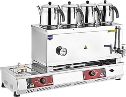 Remta N14(E) 85 Model 4 Demlikli Gazlı + Elektrikli 43 lt Çay Kazanı