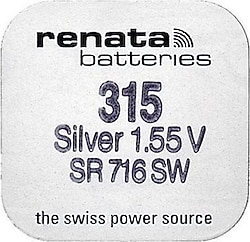 Renata 315 SR716SW 1.55V Saat Pili
