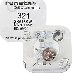Renata 321 SR616SW 1.55V Saat Pili