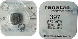 Renata 397 SR726SW 1.55V Saat Pili