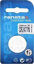 Renata CR2477N 3V Lityum Düğme Pil
