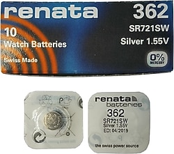 Renata SR-721-362 1.55V 10'lu Paket Pil