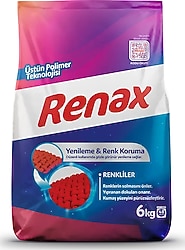 Renax Renkliler için 6 Toz Deterjan