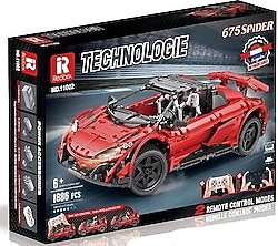 Reobrix 11002 Technic 1/10 Mclaren 675LT Spider Araba