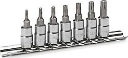 Retta RTL0704 1/4" Beş Köşe 7 Parça Torx Lokma Takımı