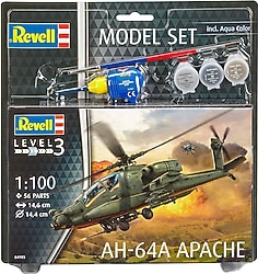 Revell 1:100 AH-64A Apach 04985 Maket Seti