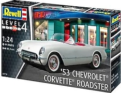 Revell 1:24 53 Chevrolet Corvette Roadster 07718 Maket Seti