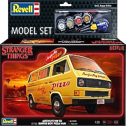 Revell 1:25 VW T3 Bus Stranger Things 67725 Maket Seti