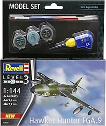 Revell 1:144 Hawker Hunter FGA.9 03833 Maket Seti