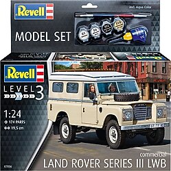 Revell 1:24 Land Rover Series III LWB 07056 Maket Seti