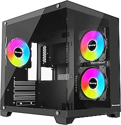 Revenge Nova RGB 3 Fanlı Siyah Micro ATX Oyuncu Kasası
