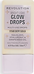 Revolution Bright Light Glow Drops Star Dew Gold Likit Highlighter