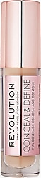 Revolution Conceal & Define 16H Full Coverage C8 4 ml Likit Kapatıcı