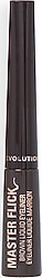 Revolution Master Flick Dip Waterproof Mocha Brown Likit Eyeliner