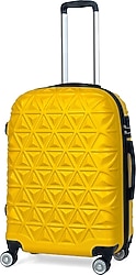 Reymond Luggage Piramit Canyon ABS Sarı Orta Boy Valiz