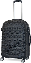 Reymond Luggage Piramit Canyon ABS Siyah Orta Boy Valiz