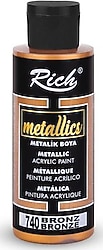 Rich 0740 Metalik 120 cc Bronz Akrilik Boya