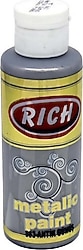 Rich 0863 Metalik 120 cc Gümüş Akrilik Boya